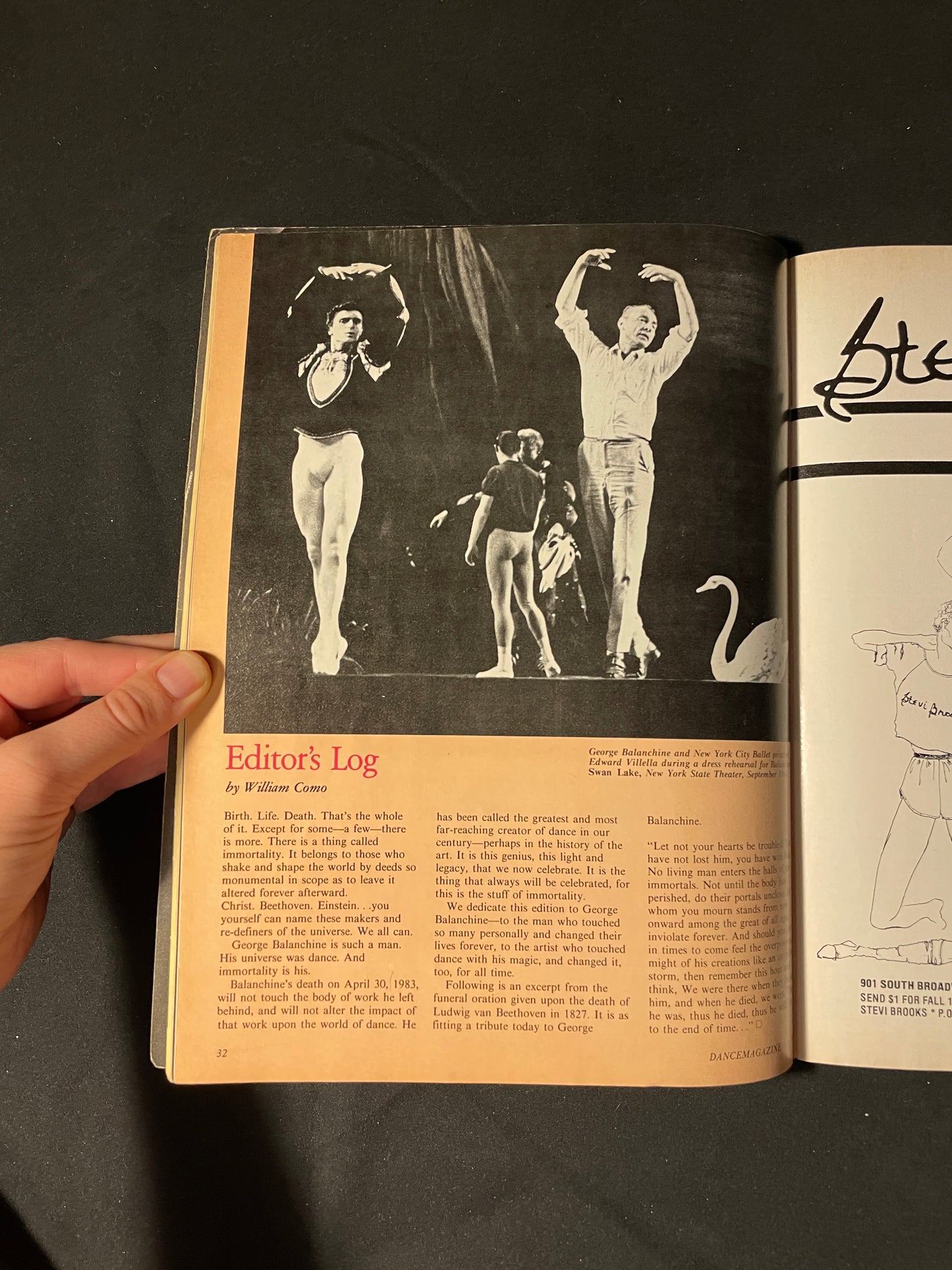 Dance Magazine 1983 Celebrating George Balanchine