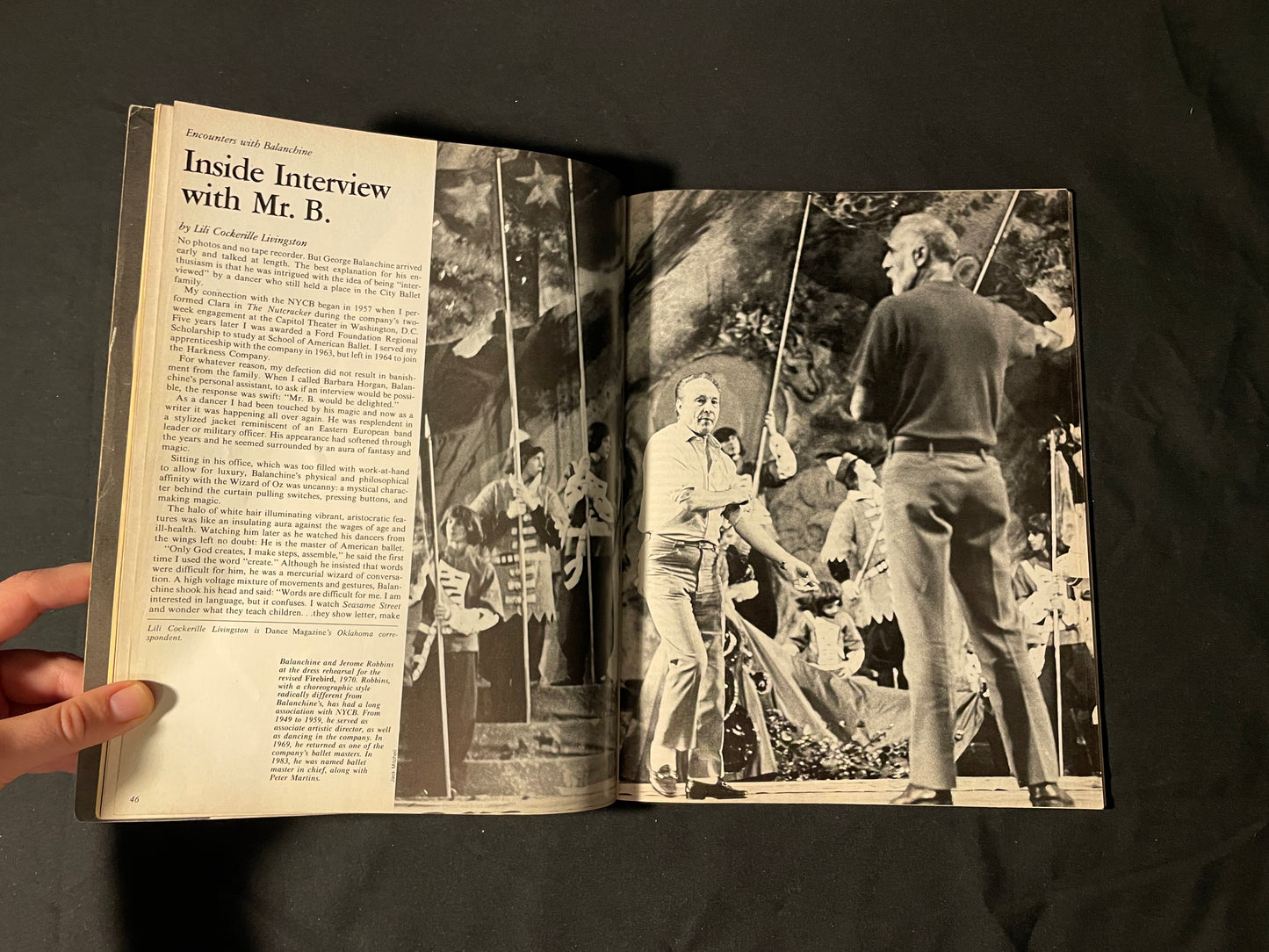 Dance Magazine 1983 Celebrating George Balanchine