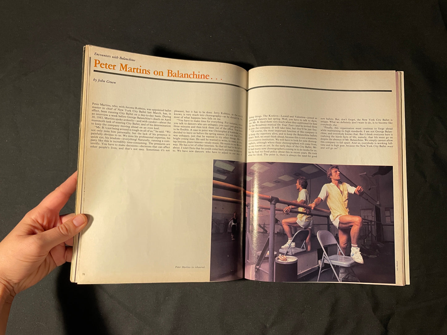Dance Magazine 1983 Celebrating George Balanchine