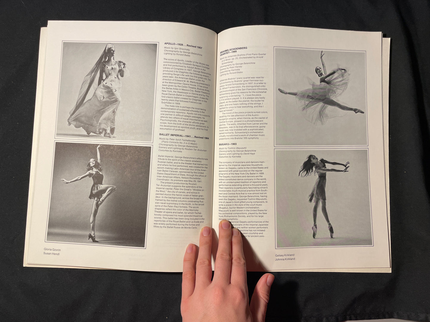 NYCB 1972 Souvenir Program - Stravinsky Festival