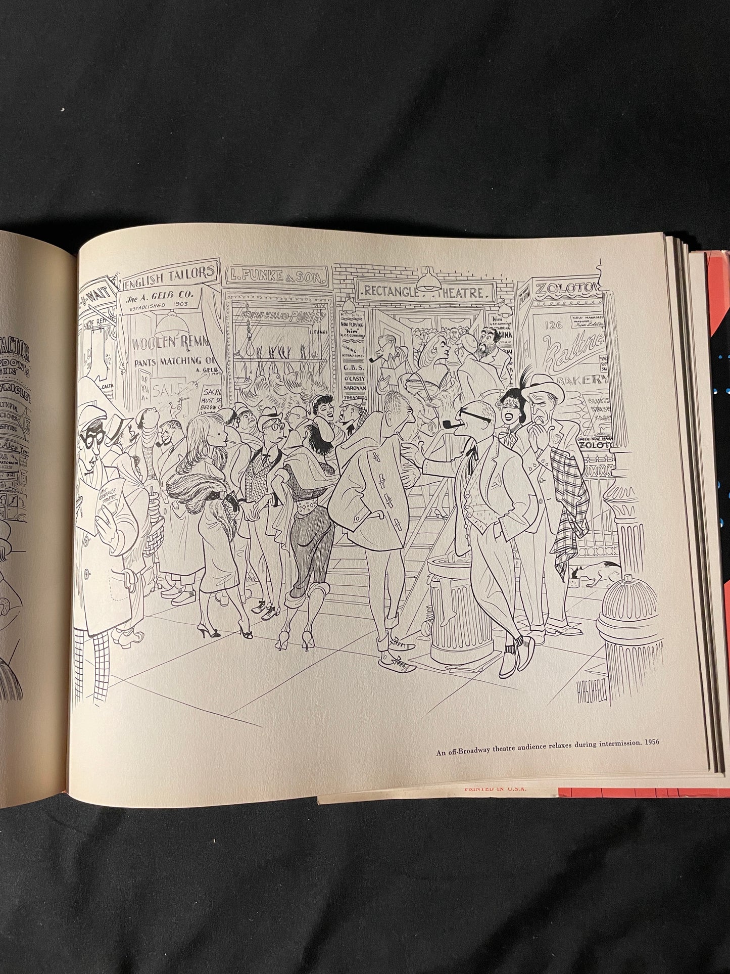 SIGNED The American Theatre as Seen by Al Hirschfeld