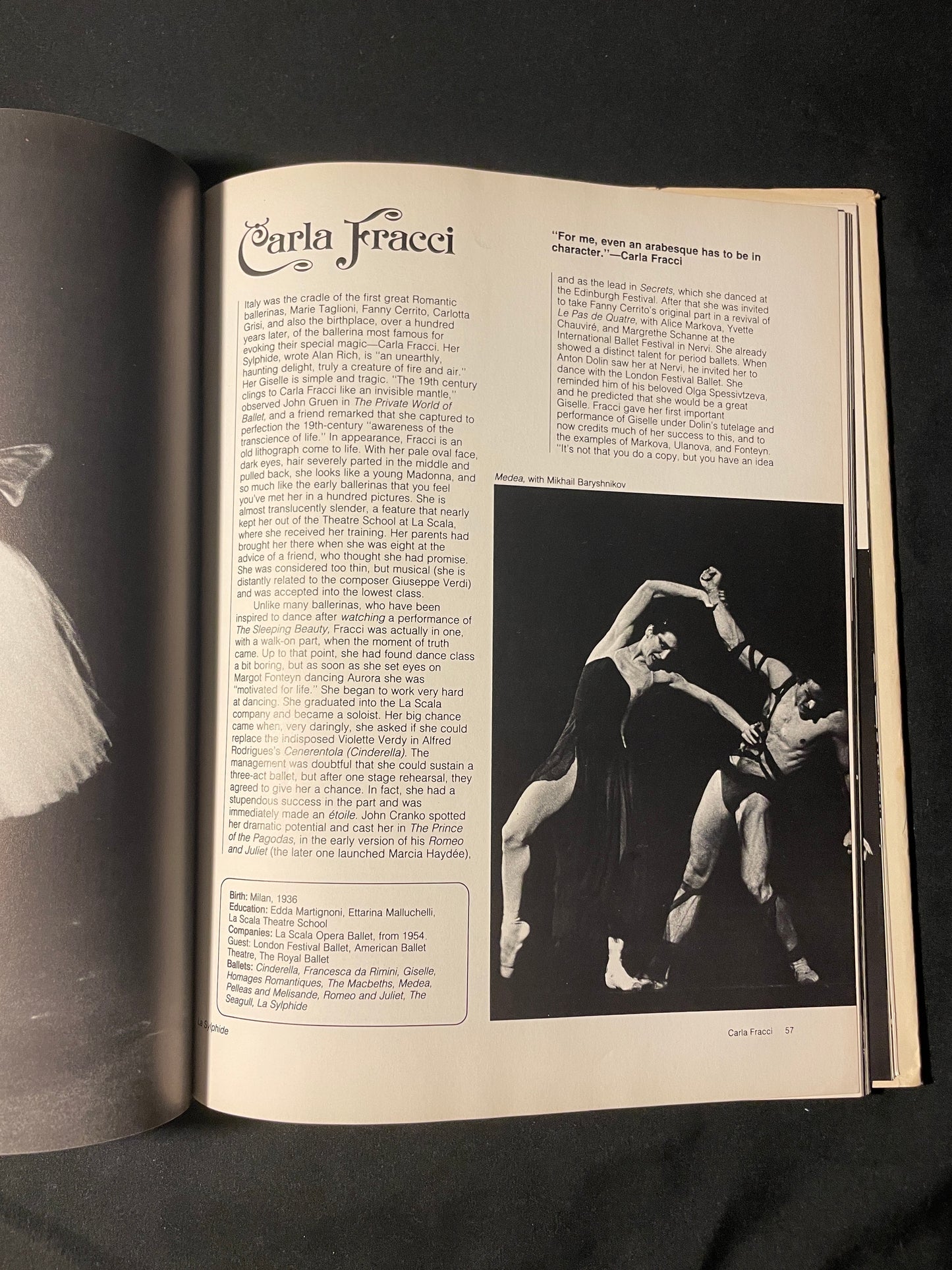 The Ballerina: Famous Dancers and Rising Stars of Our Time
