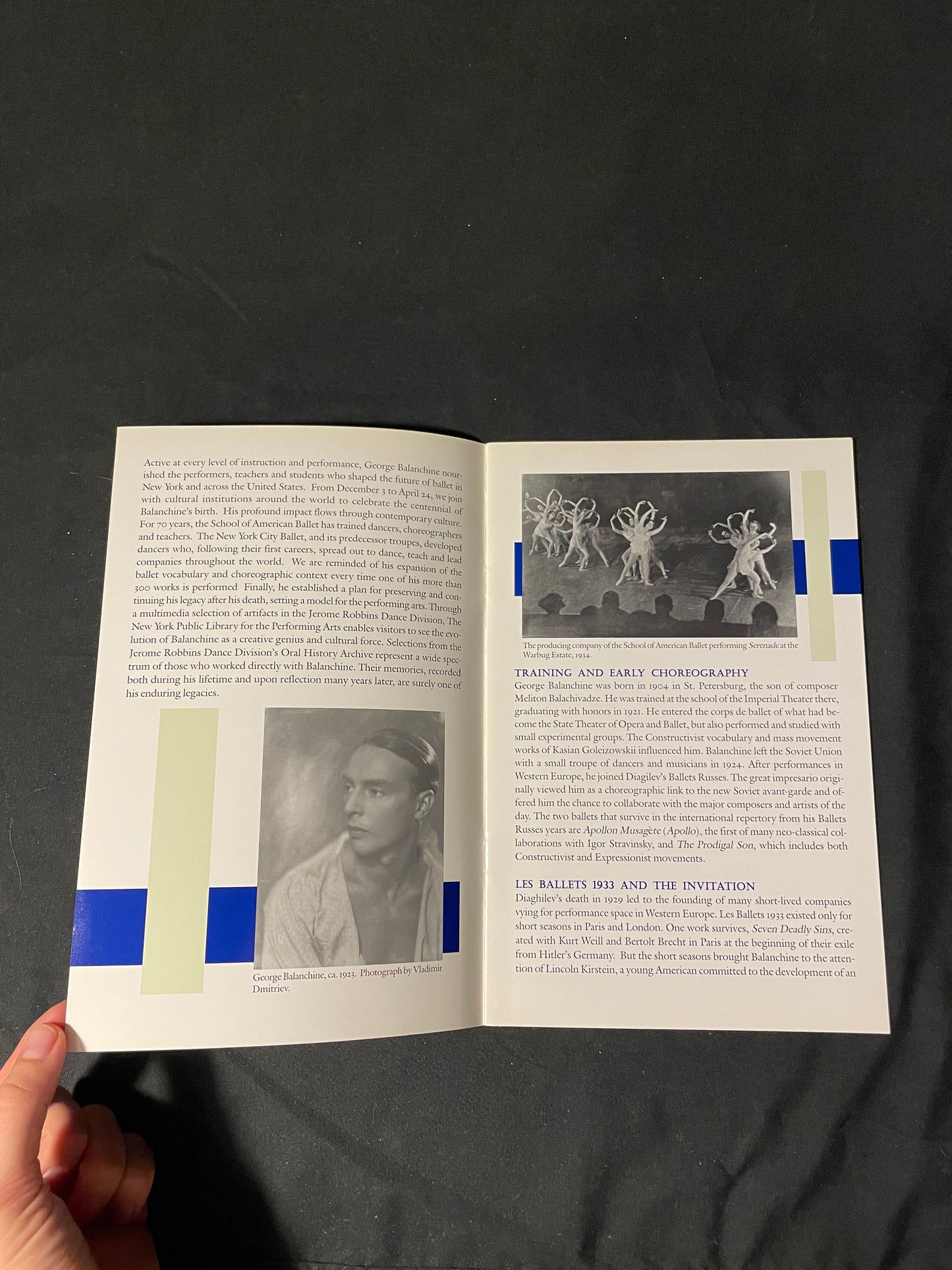 The Enduring Legacy of George Balanchine Pamphlet