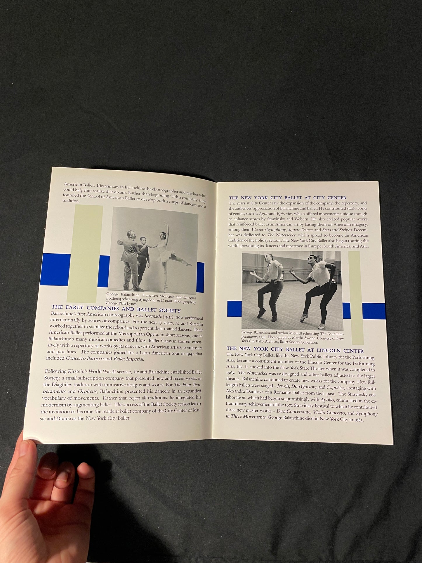 The Enduring Legacy of George Balanchine Pamphlet