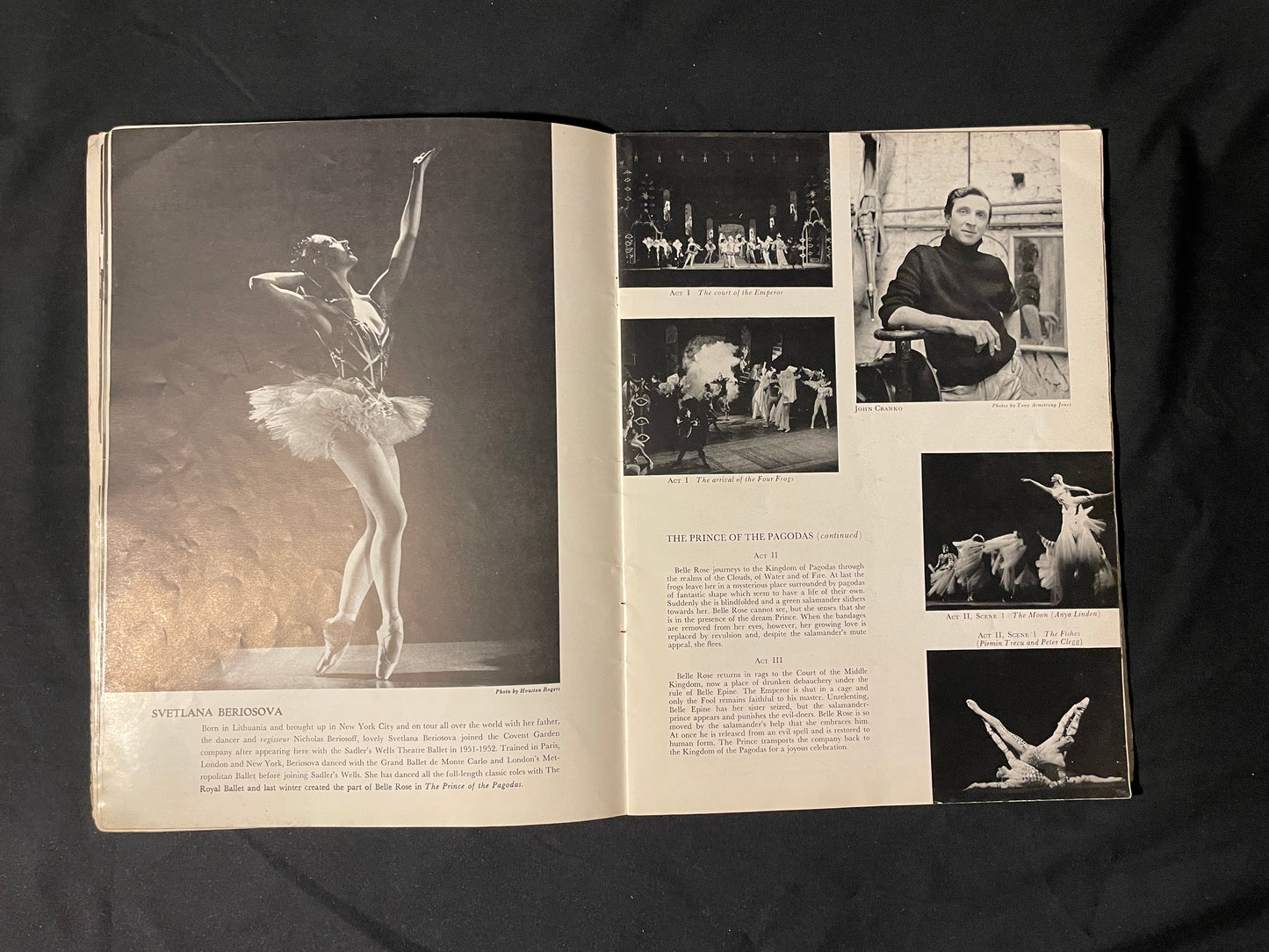 The Royal Ballet 1958 Souvenir Program