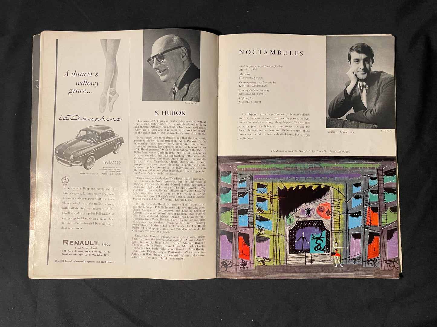 The Royal Ballet 1958 Souvenir Program