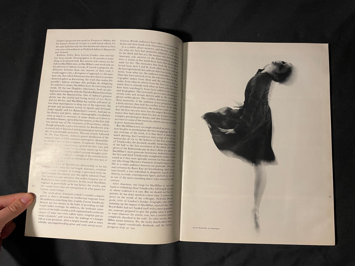 The Royal Ballet 1972 Souvenir Program