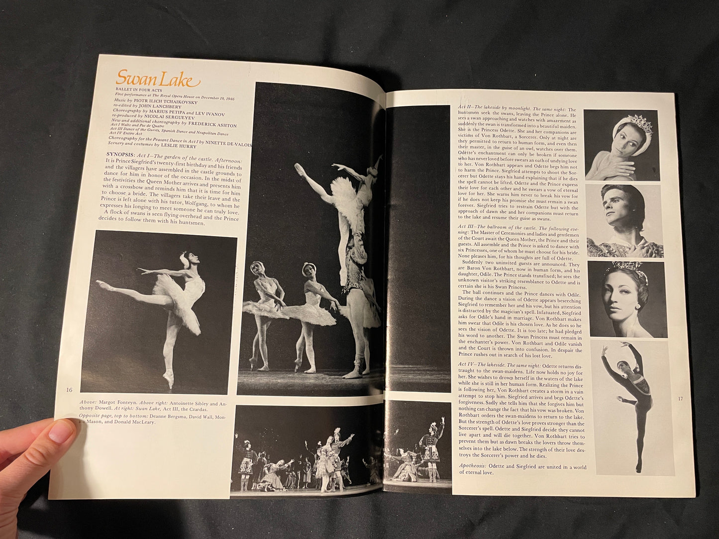 The Royal Ballet 1972 Souvenir Program