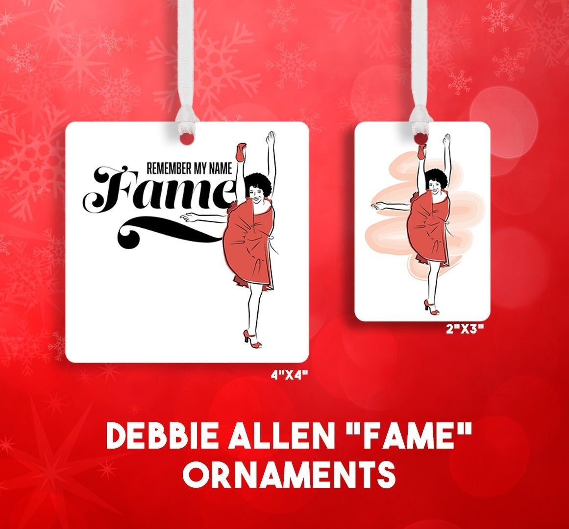 Debbie Allen Christmas Ornaments // Fame // Dancing in the Wings