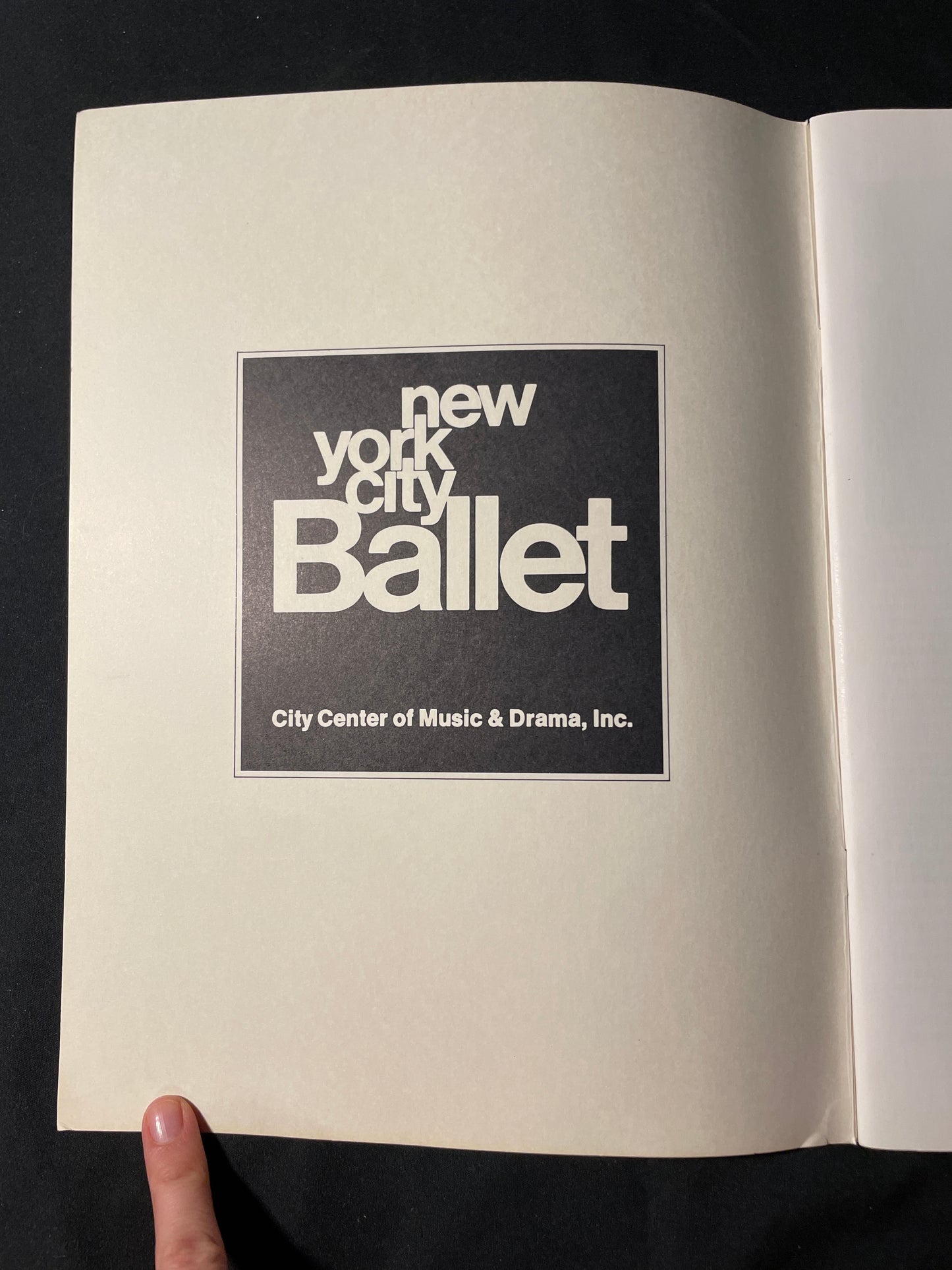 Vintage 1972 New York City Ballet Souvenir Program - Stravinsky Festival