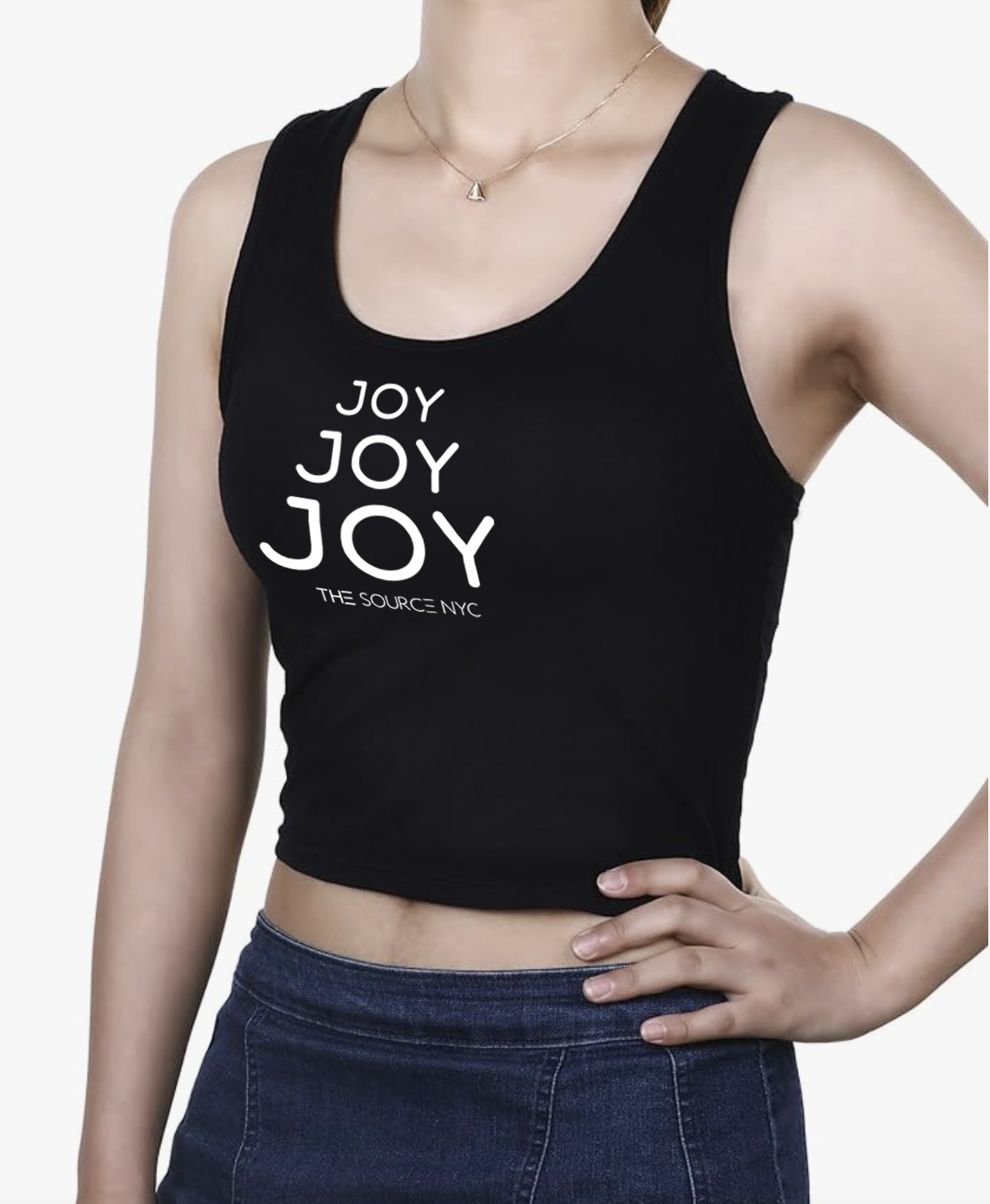 Joy Joy Joy Cropped Tank Top