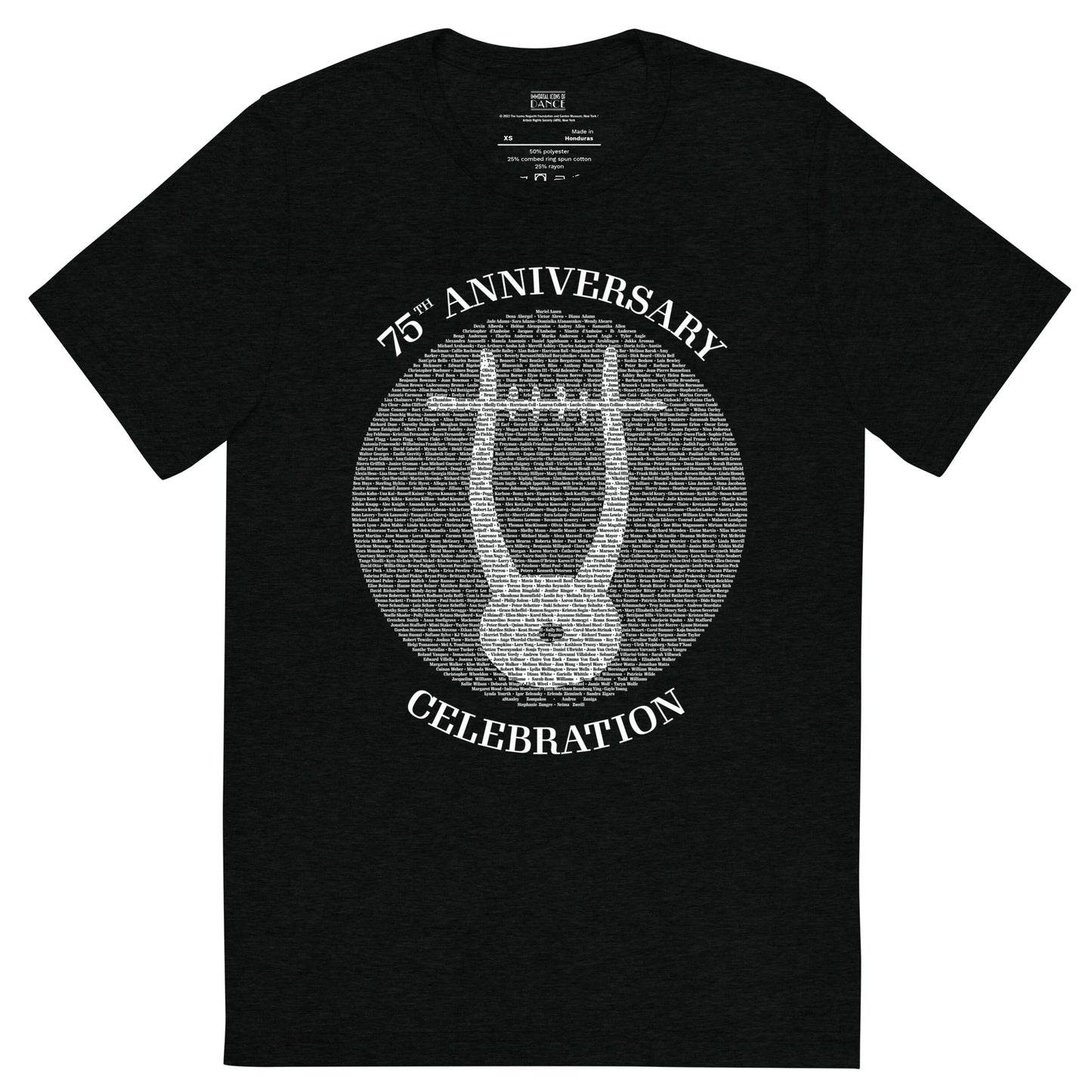 75th Anniversary T-Shirt (Polyester/Cotton, Unisex)