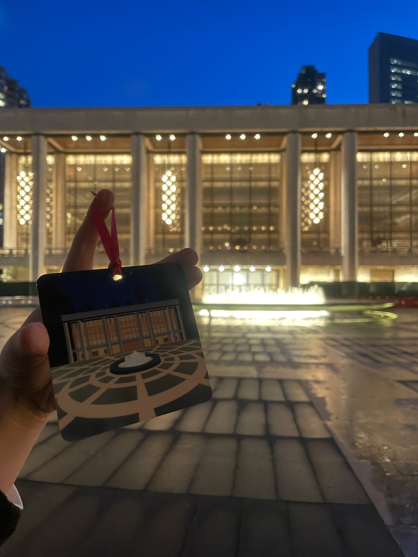 David H. Koch Theater Christmas Ornament // New York City Ballet // Architecture // Theater