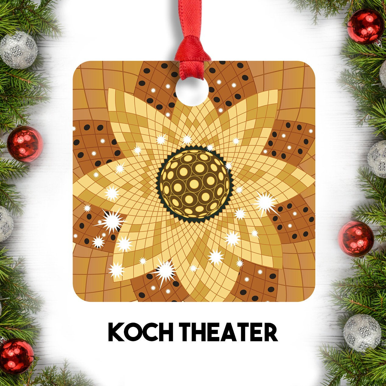 David H. Koch Theater Christmas Ornament // New York City Ballet // Architecture // Theater