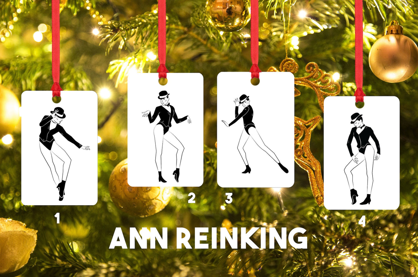 Ann Reinking Christmas Ornament // All That Jazz // Fosse