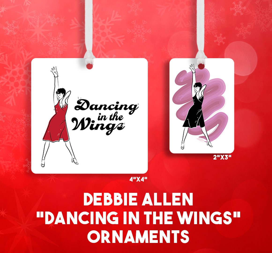 Debbie Allen Christmas Ornaments // Fame // Dancing in the Wings