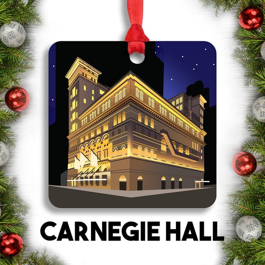 Carnegie Hall Christmas Ornament // New York City // Architecture // Theater
