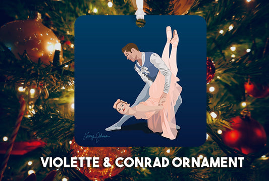 Violette and Conrad Ballet Ornament // New York City Ballet