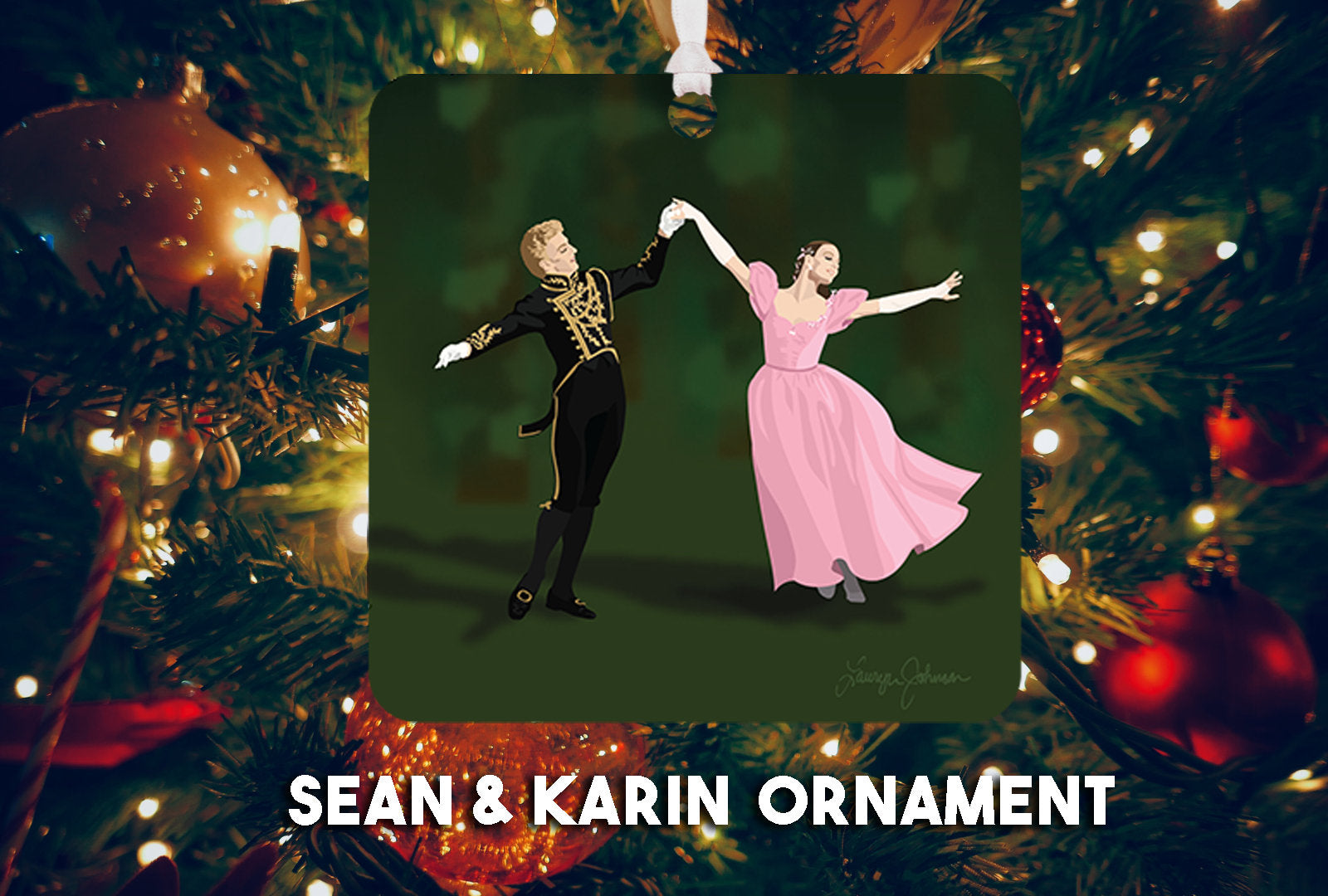 Sean & Karin Ballet Ornament // New York City Ballet