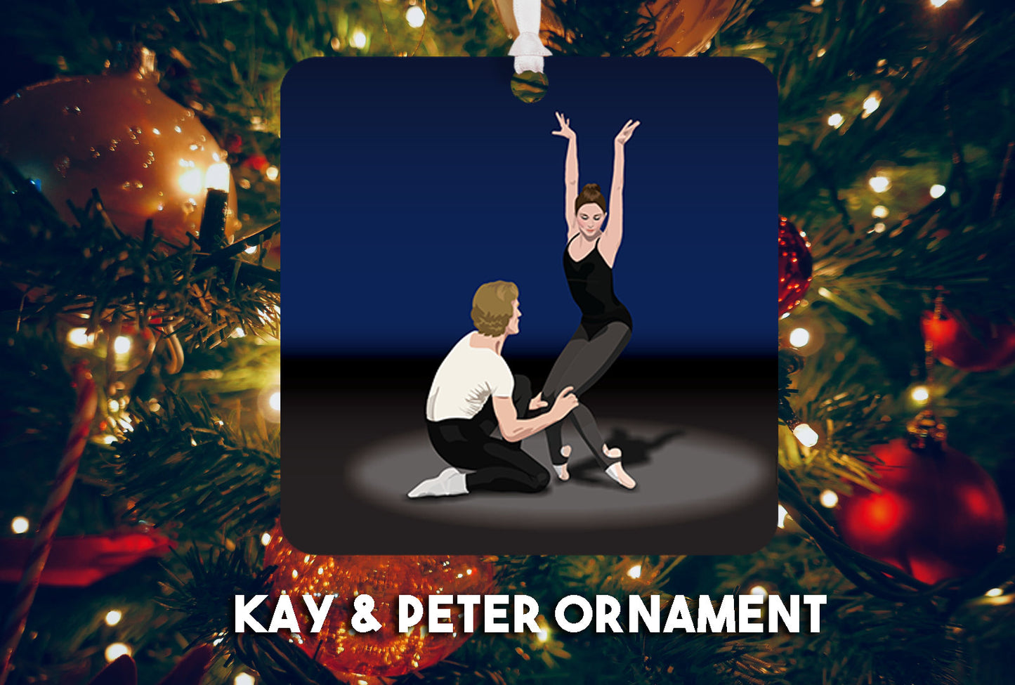 Kay & Peter Ballet Ornament // New York City Ballet